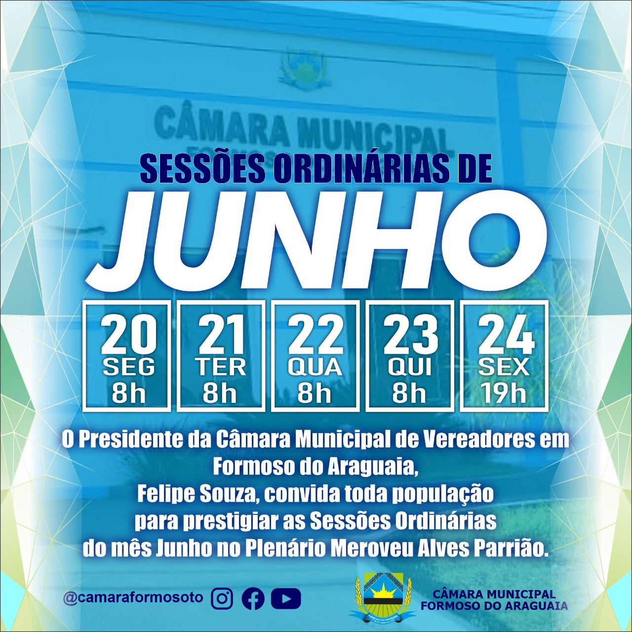 Sessões Ordinárias - Junho-2022